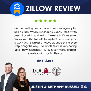 LOCAL REALTY_Zillow Review-Andi Argo-Justin & Bethany